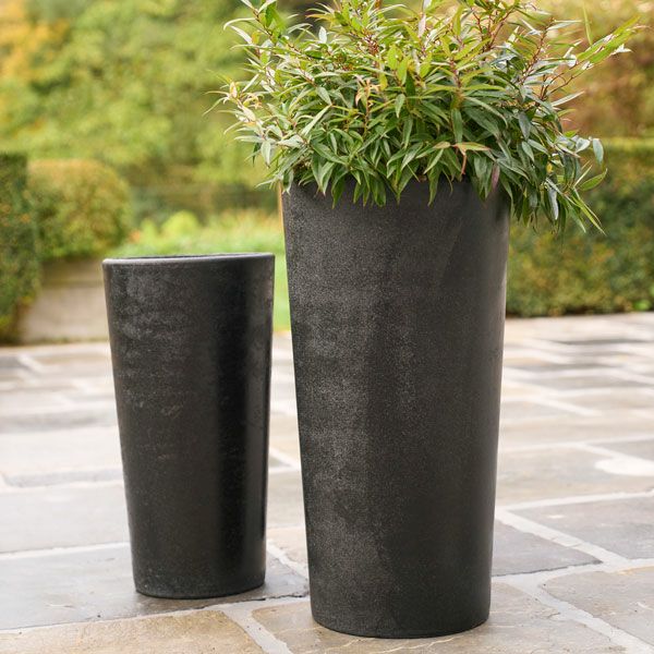 ウェッジポット H57 ブラック | upstairs outdoor living